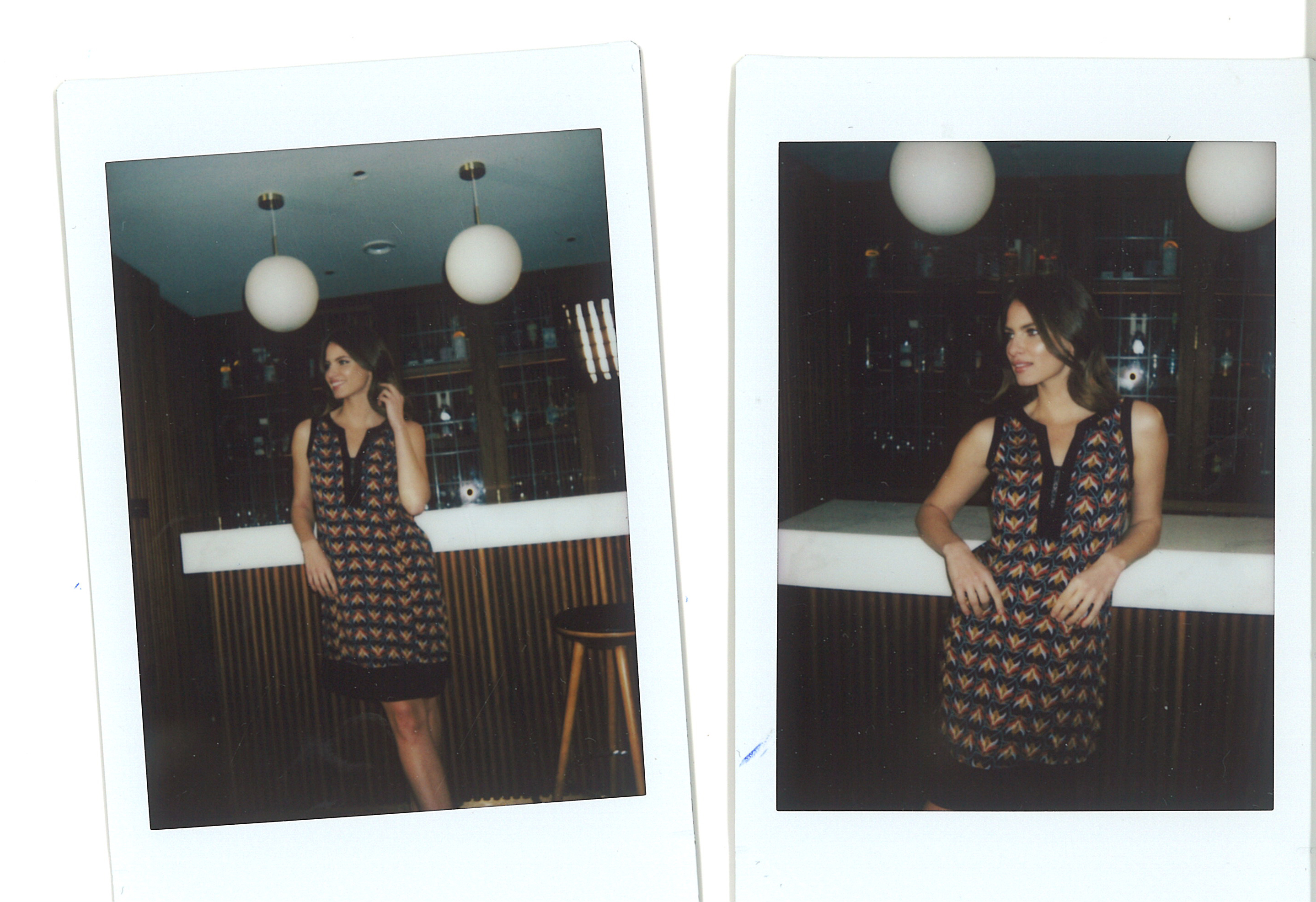 RETRO PRINT SLEEVELESS SHIFT DRESS