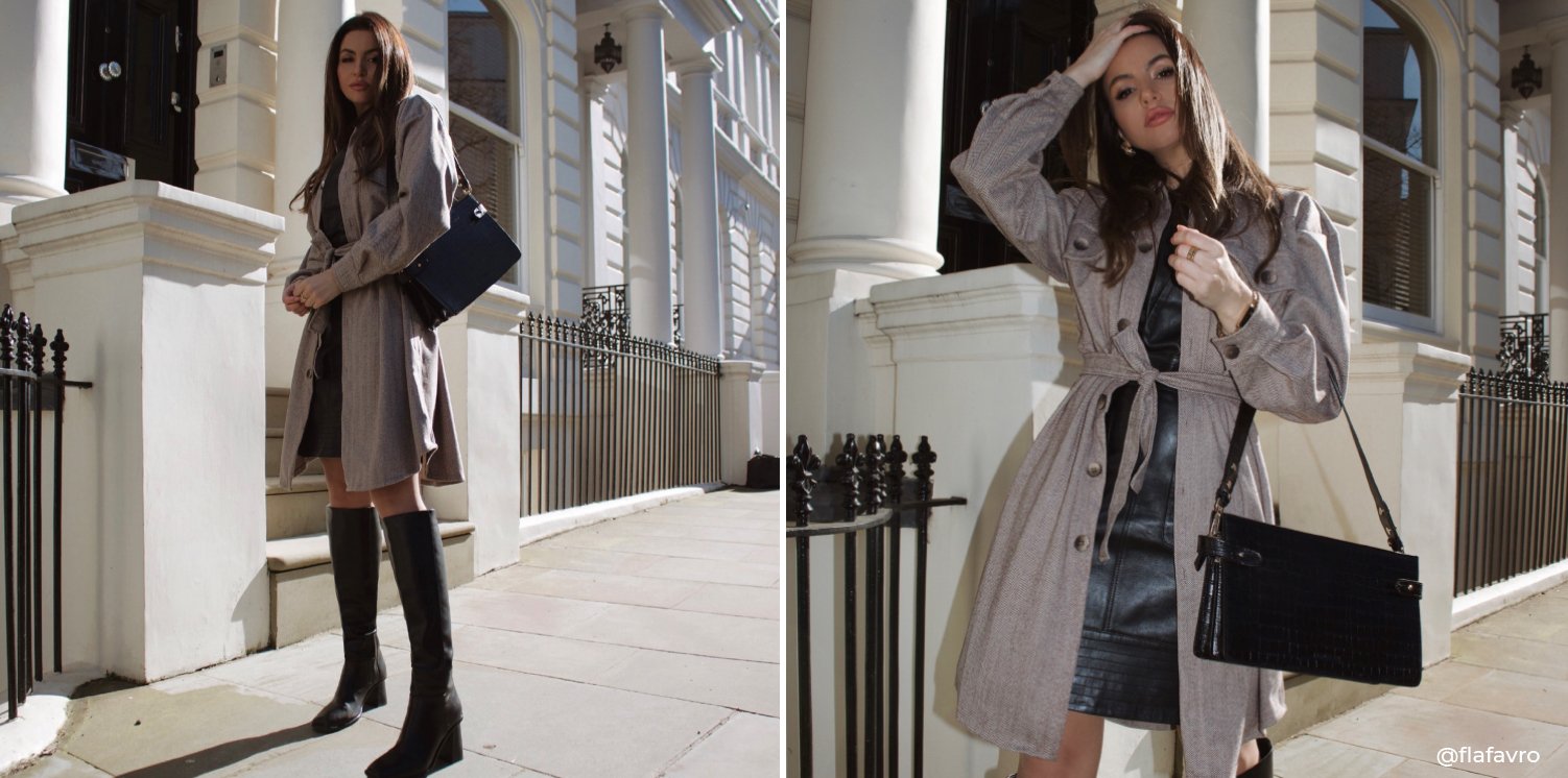 Izabel London Belted Oversized Shacket