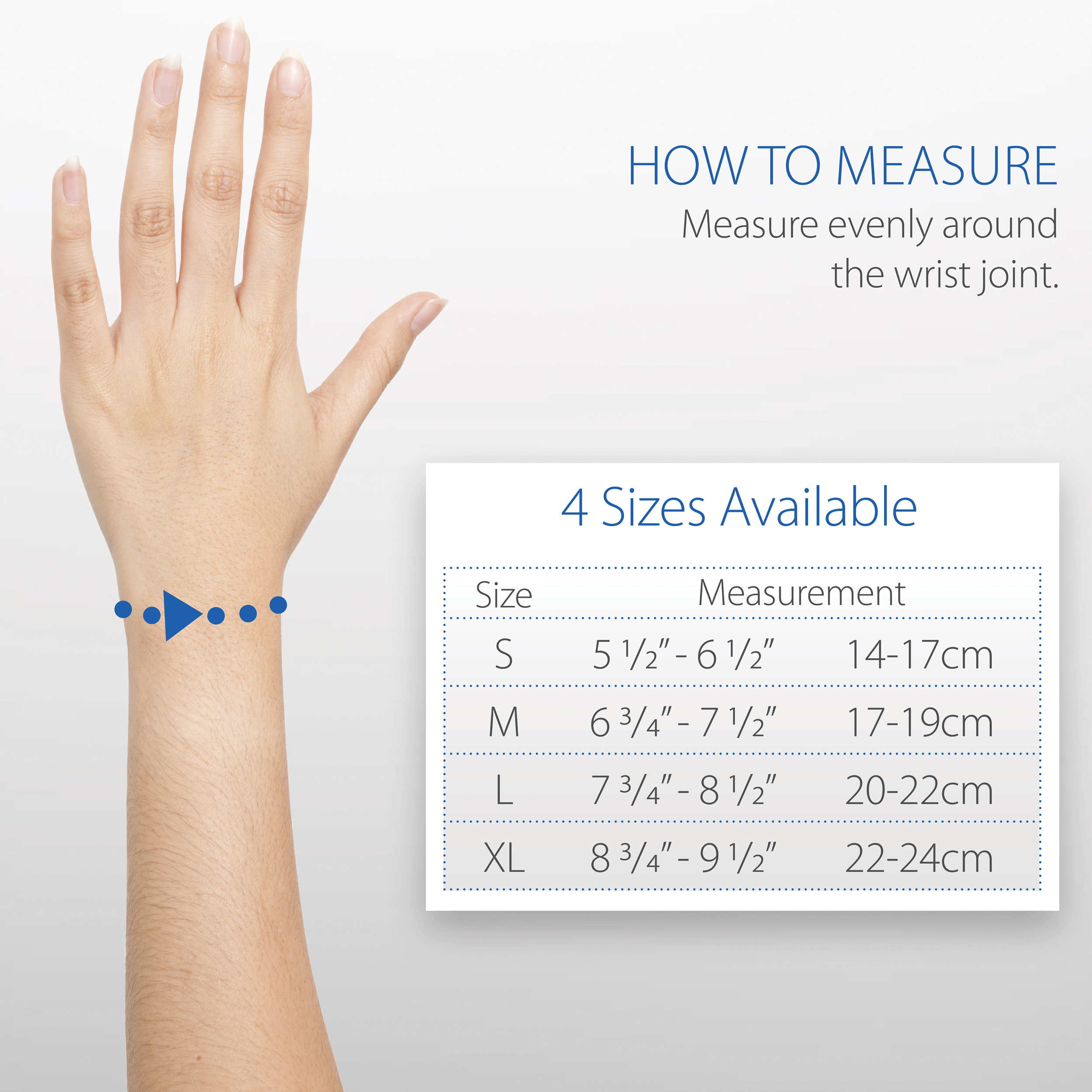 Elastic Reversible Wrist Splint Small/Medium, 1 ct, QC95739