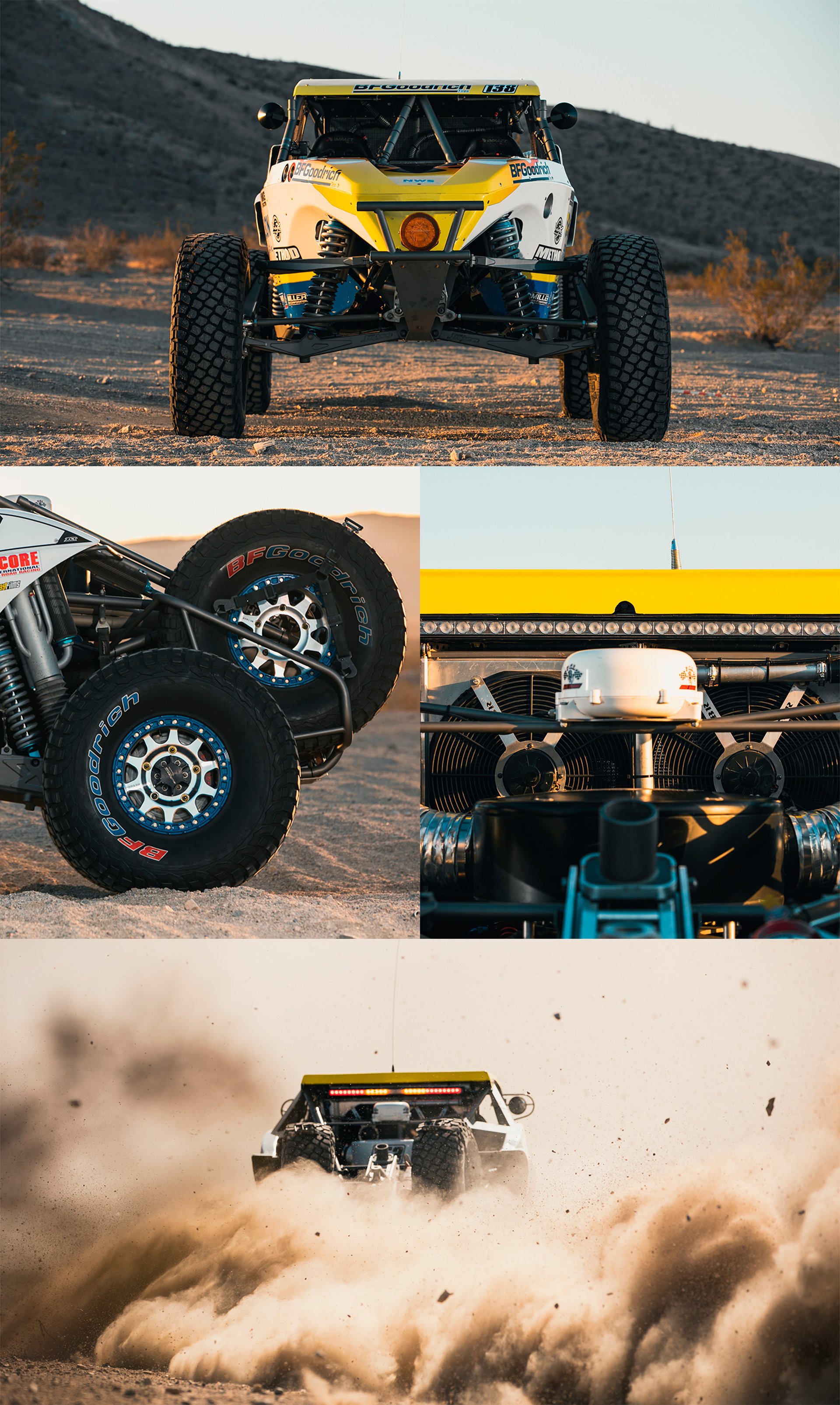 Wilson Motorsports Class 1 race vehicle offroad on Method Race wheels 101 Buggy Beadlock wheels.