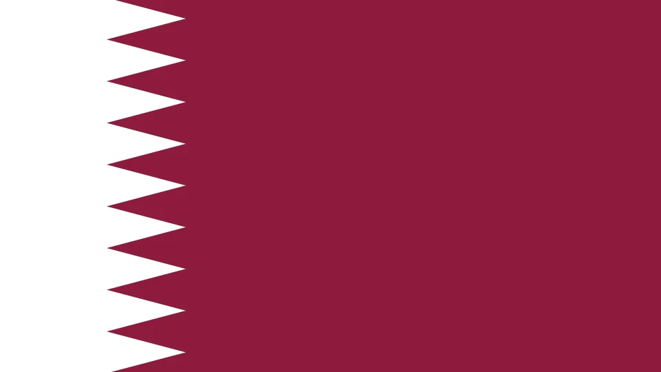 Flagget Qatar
