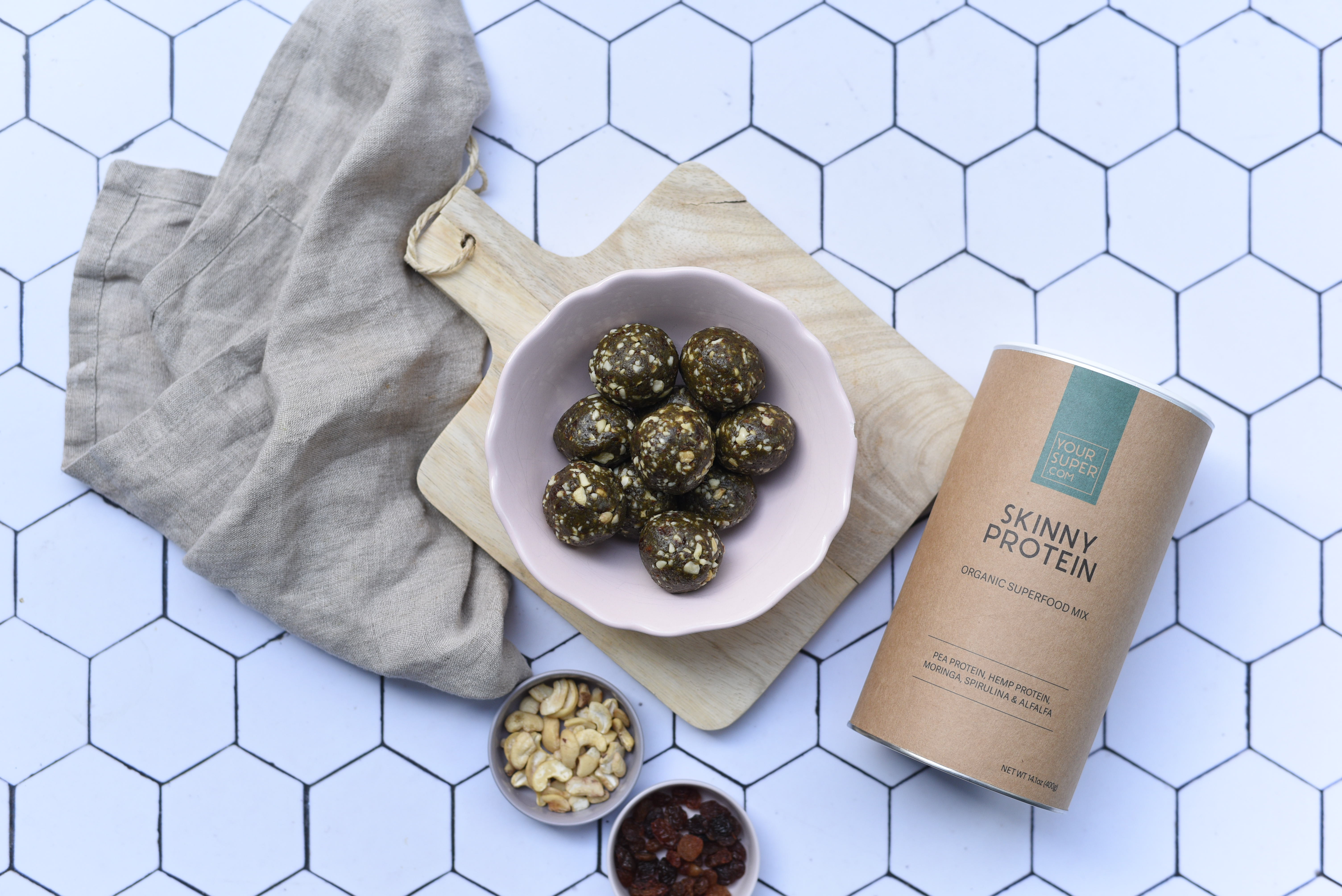 energy balls with protein