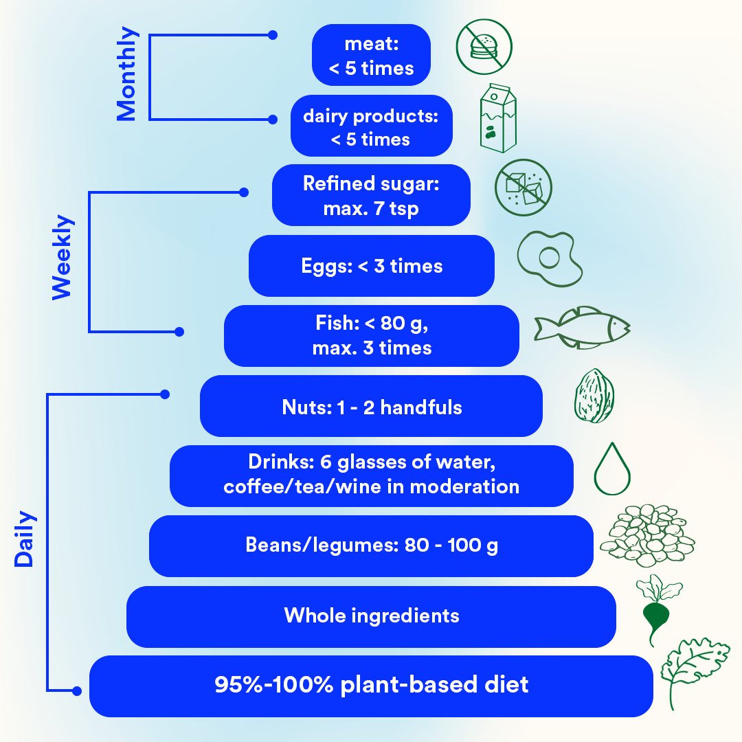 Blue Zones Nutrition Pyramid