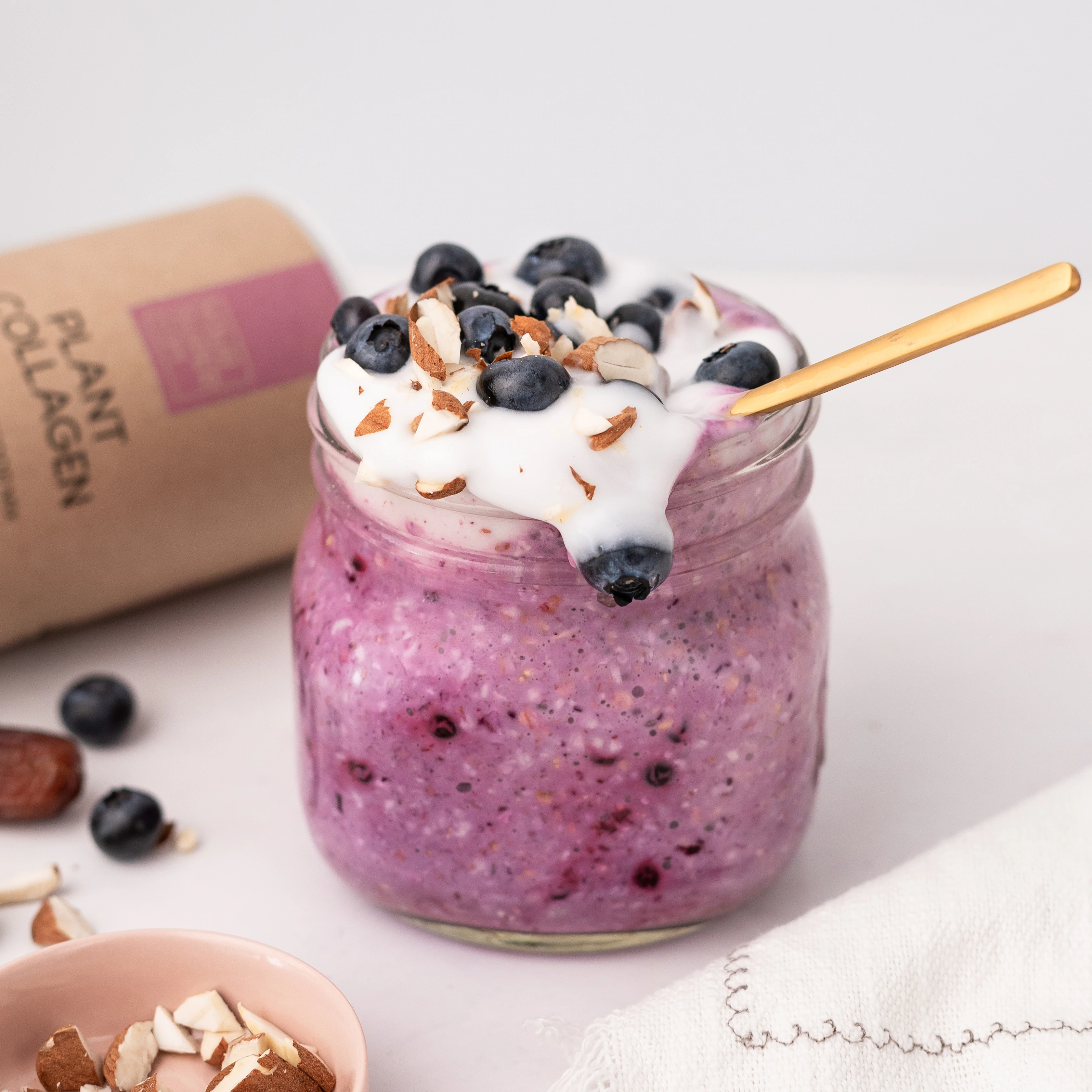 blueberry overnight oats