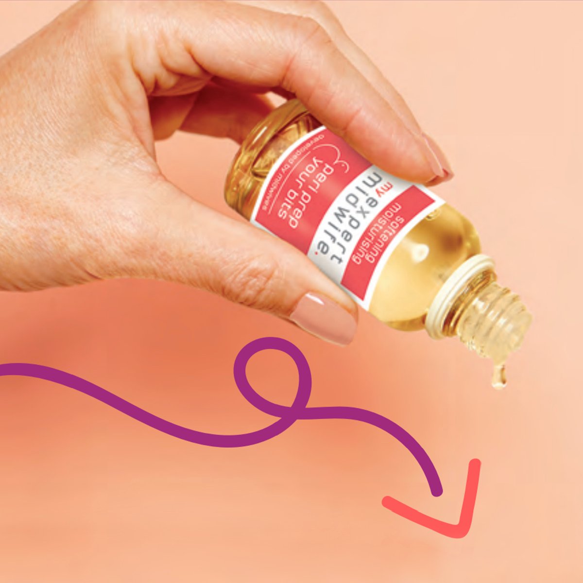 apply Perineal Oil on your Perineum