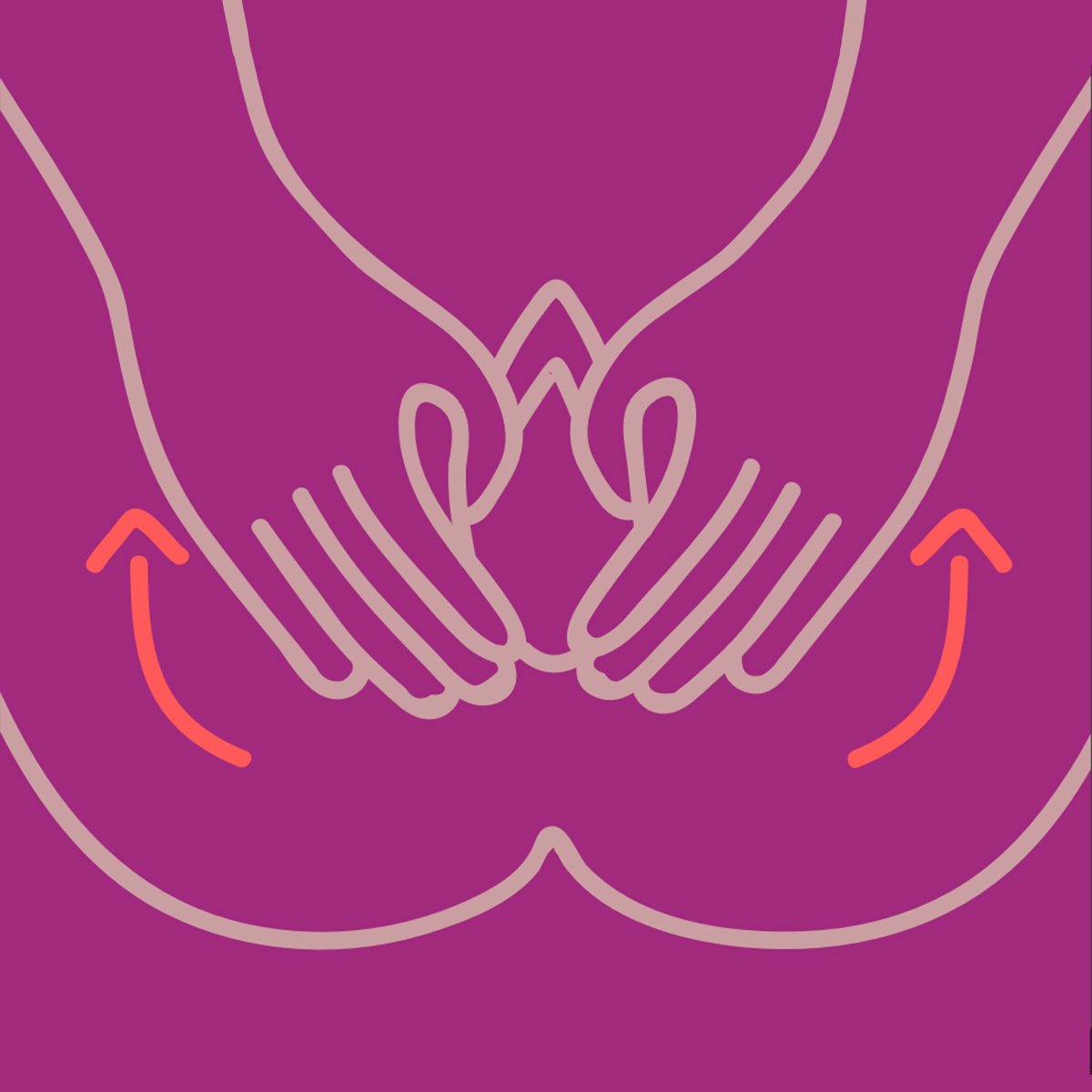 massage your perineum in a U shape