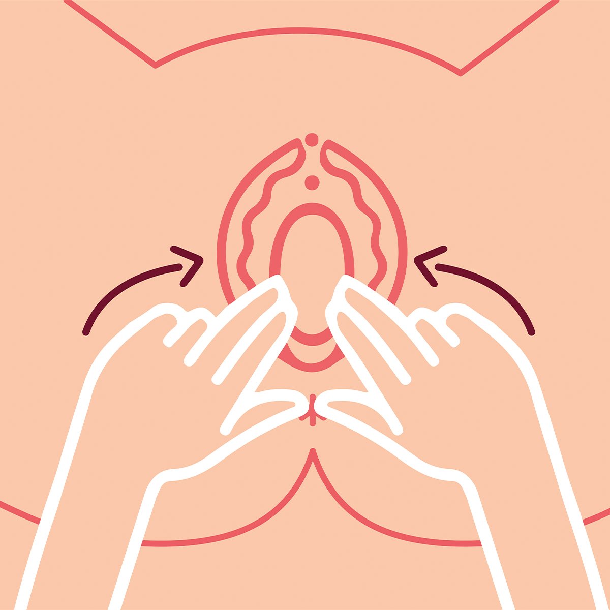 Your partner can start gently massaging your pereneum