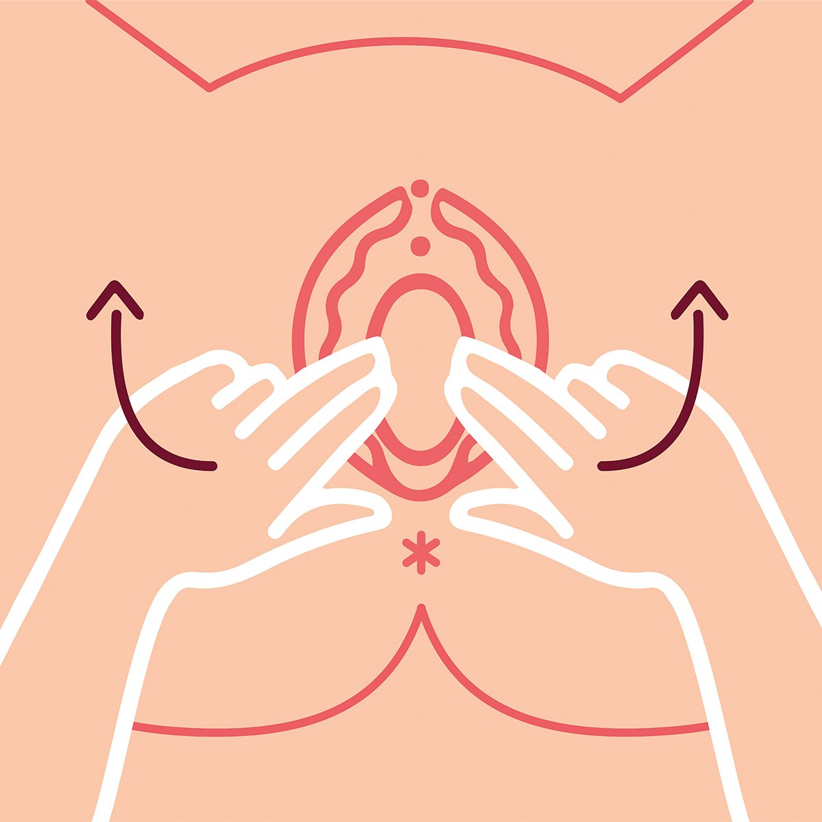 vagina massage in u shape