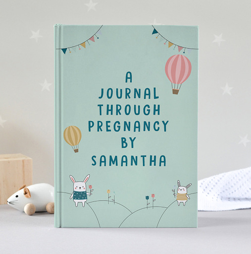 from you to me - Personalised A Journal Through Pregnancy