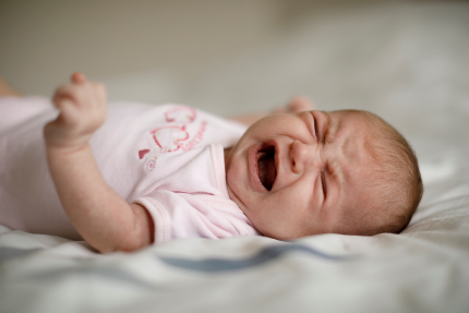 newborn baby crying 