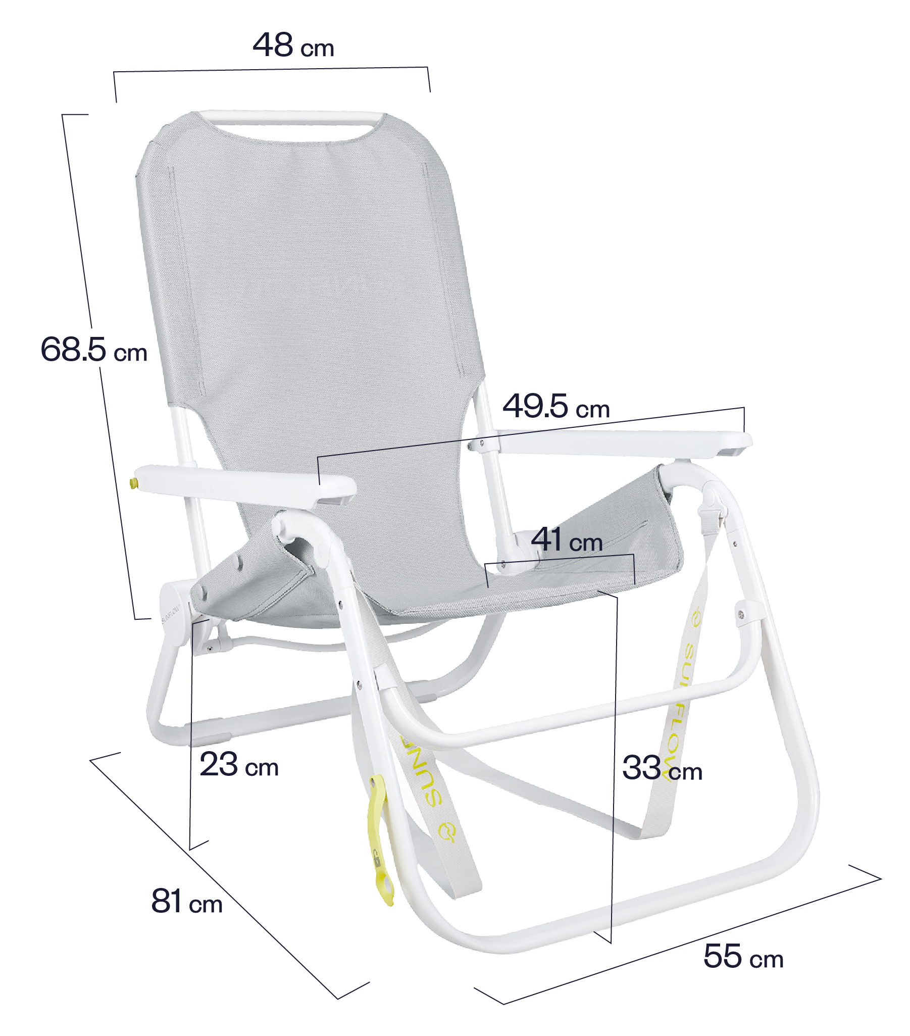 The Shore Thing Chair dimension measurements