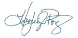 Haylie Pomroy Signature