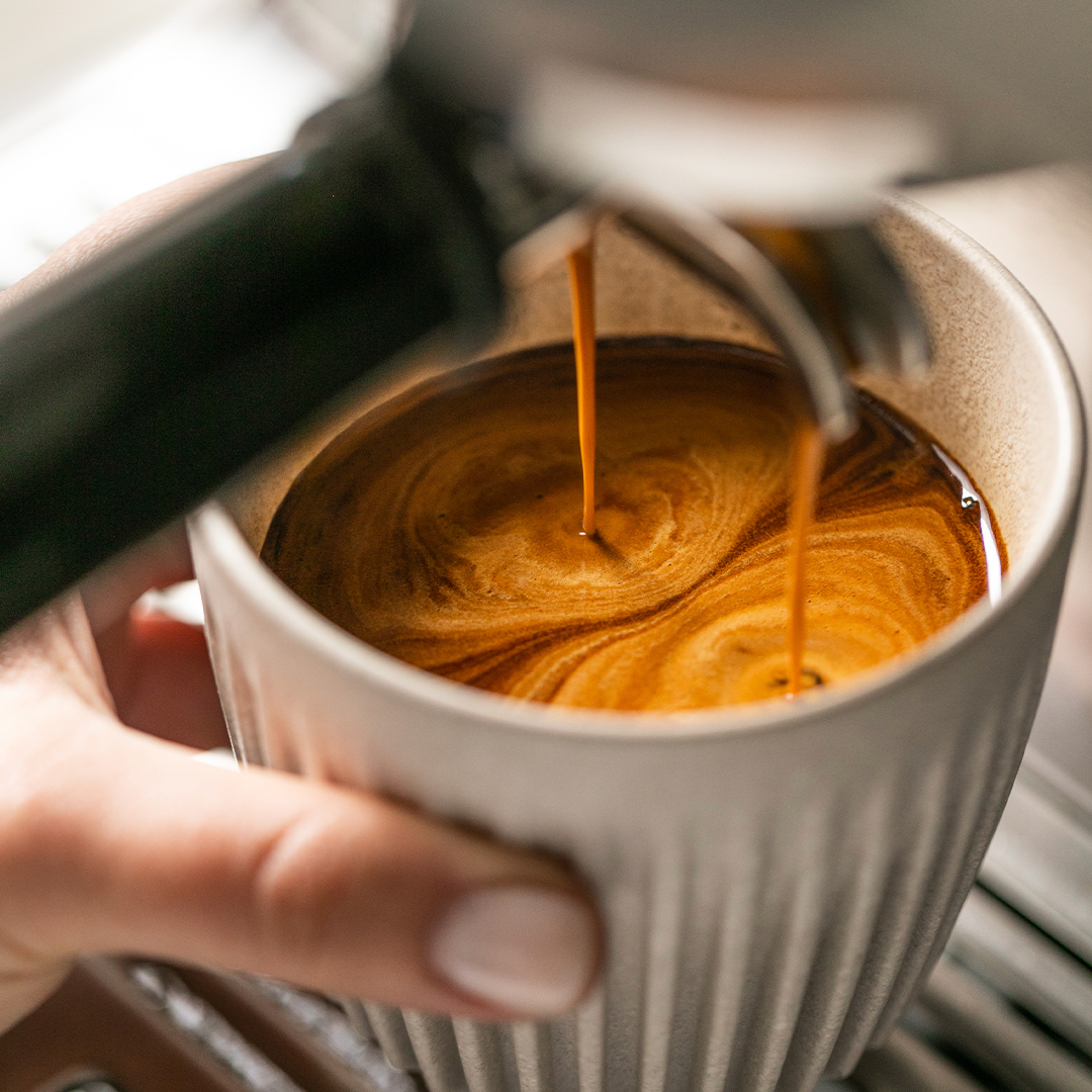 Freshly brewed delicious P&R Coffee