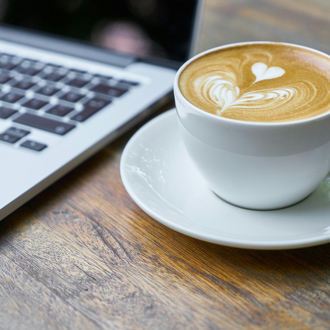 heart latte art