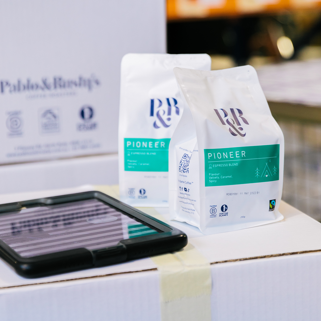 P&R Pioneer blend coffee