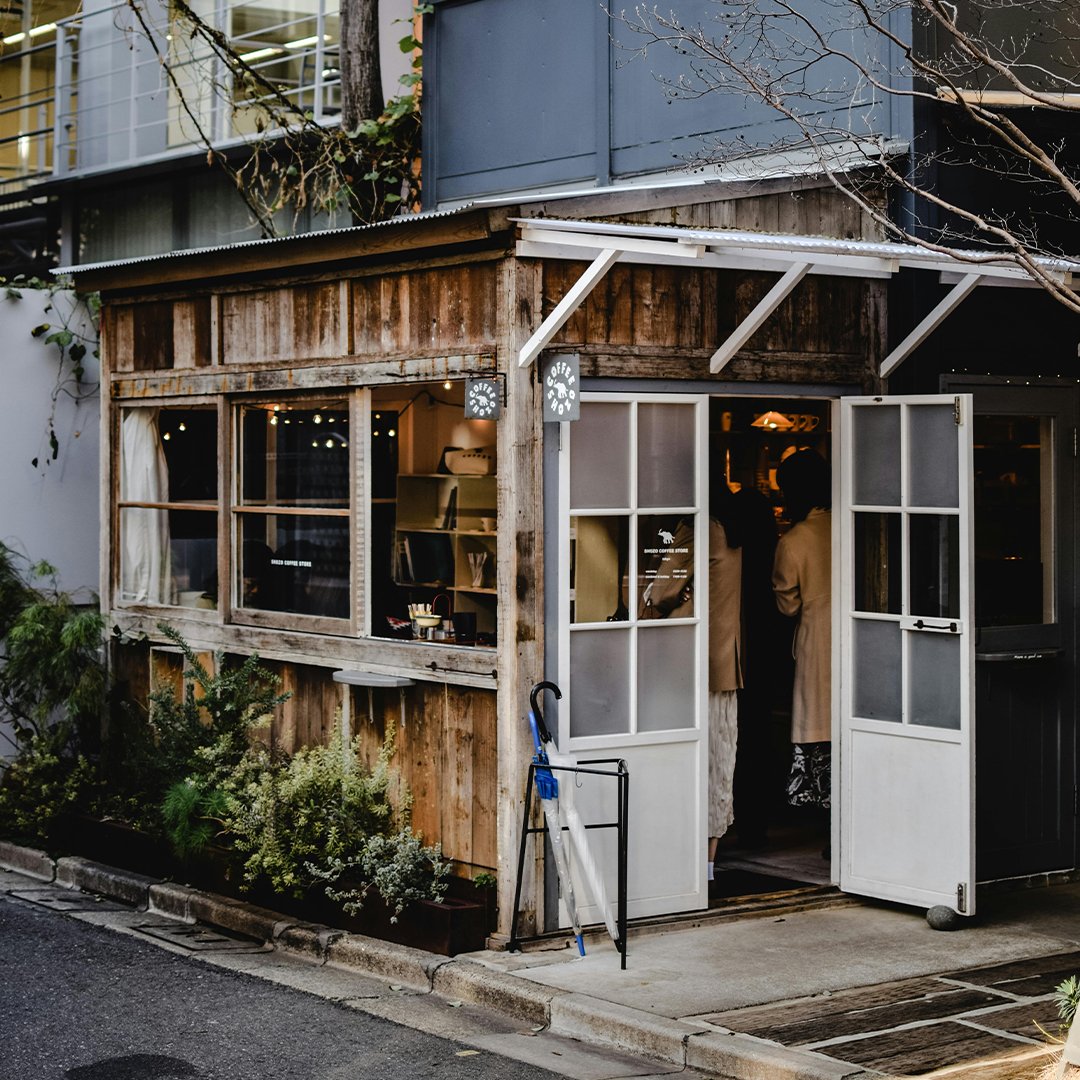 a cozy cafe tucked in Tokyo, Japan
