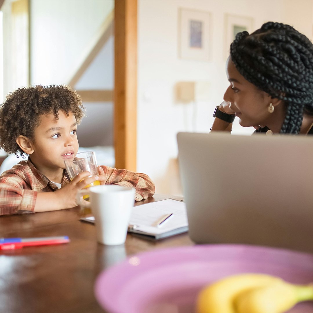explaining coffee alternatives for children