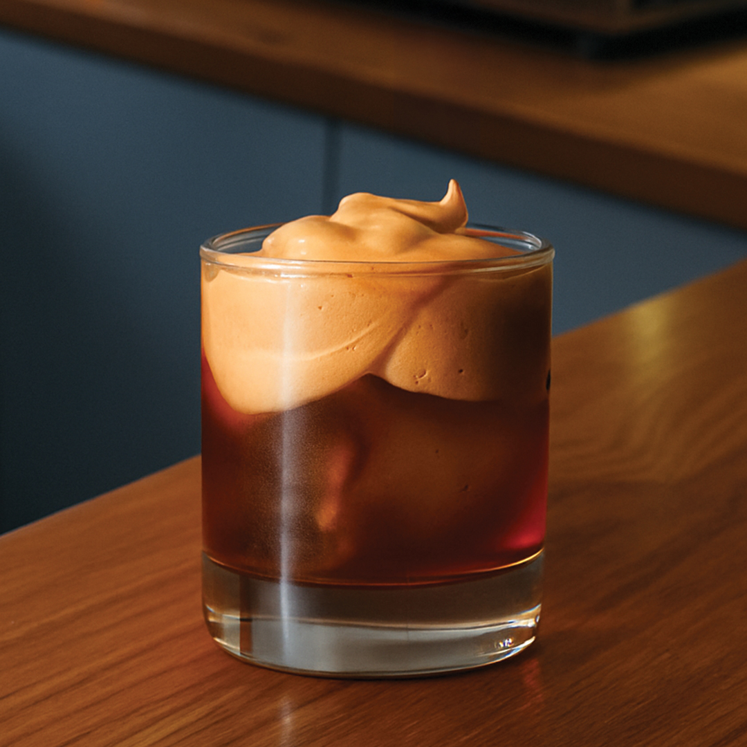 coffee strawberry milk punch