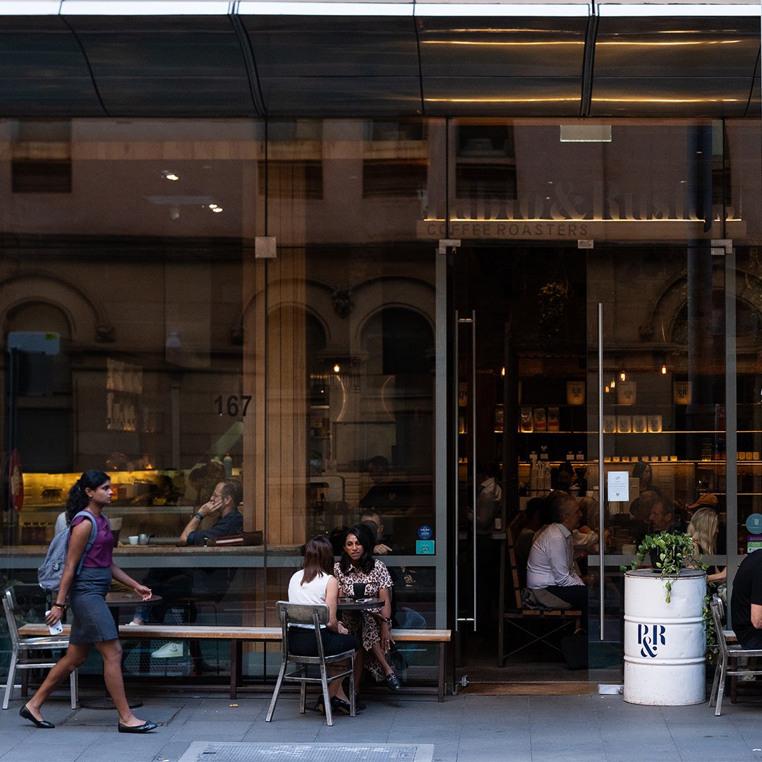facade of a coffee shop