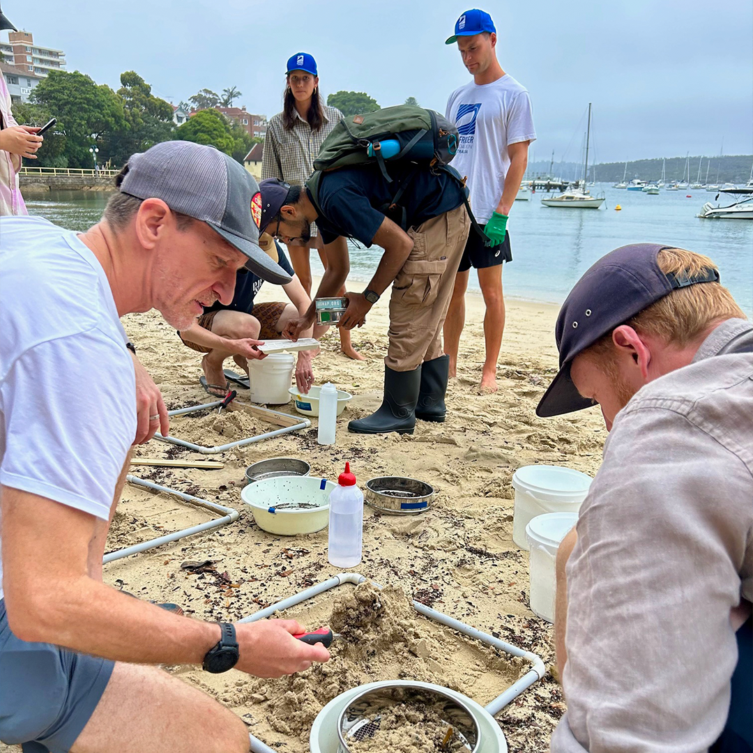 P&R Team joining the beach clean up with Surfrider Australia