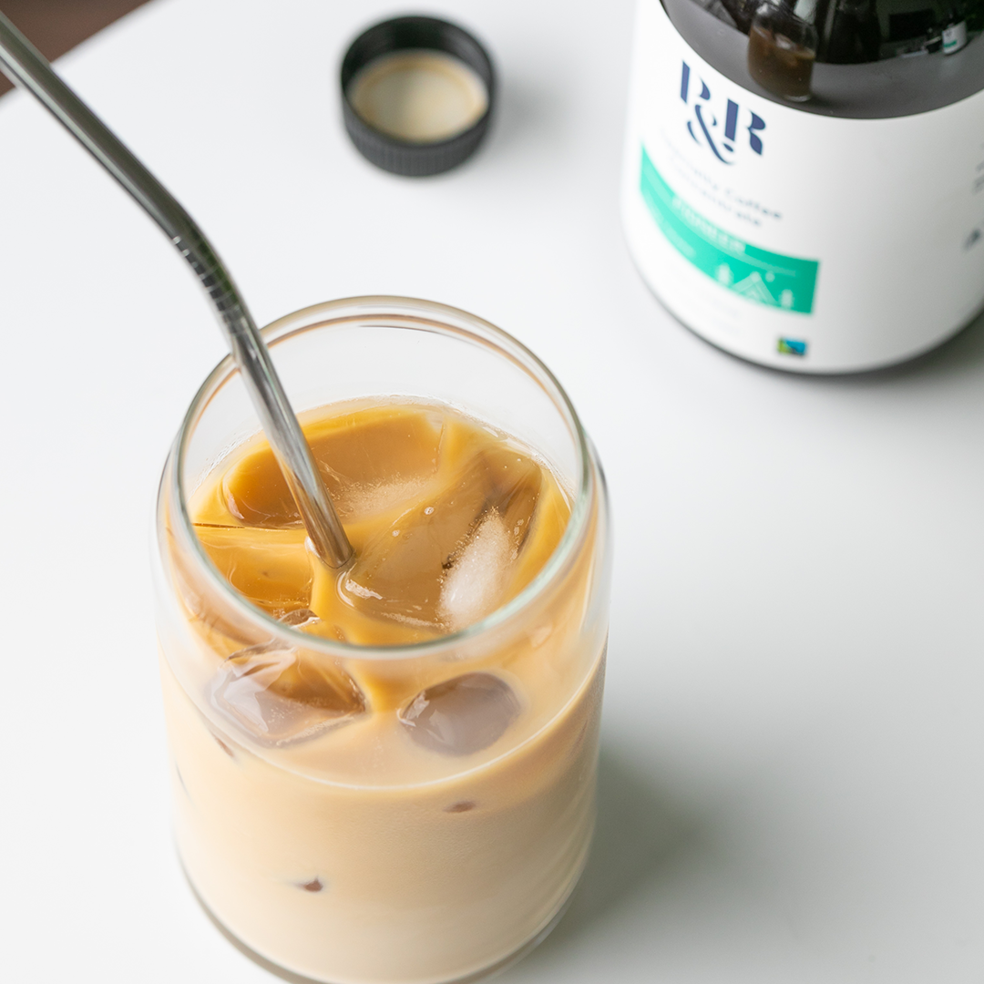 iced coffee made with coffee concentrate