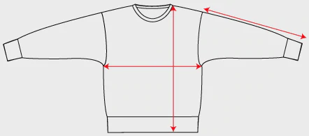 Manitober Size Chart Sweater
