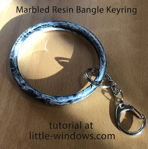 resin jewelry making stone effects marble cast bangle bracelets keychain