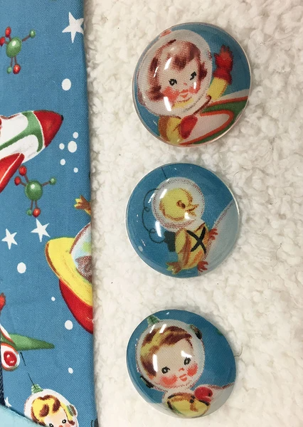 Resin crafting cabochons fabric buttons