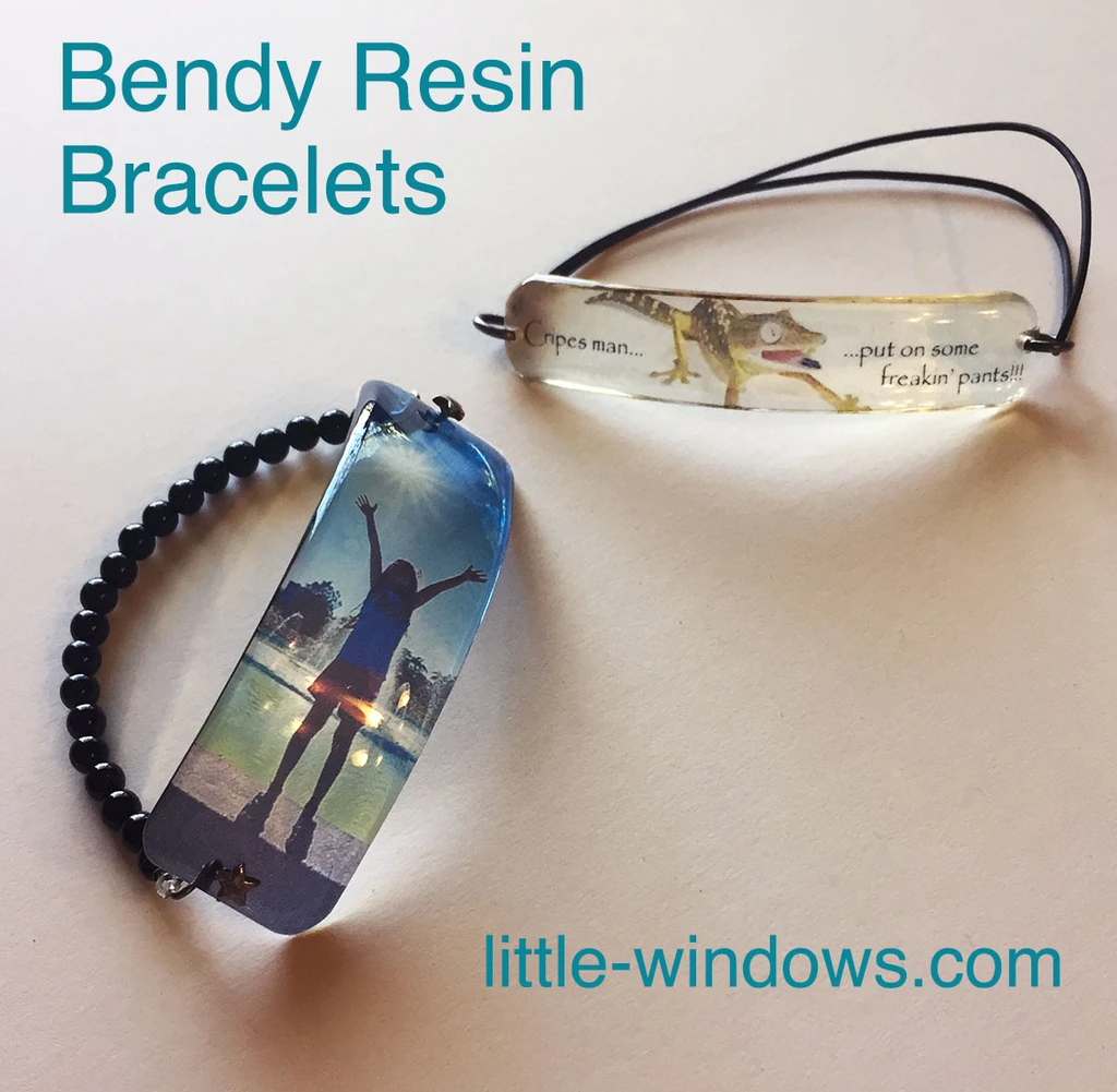 resin doming bendy bracelets jewelry making