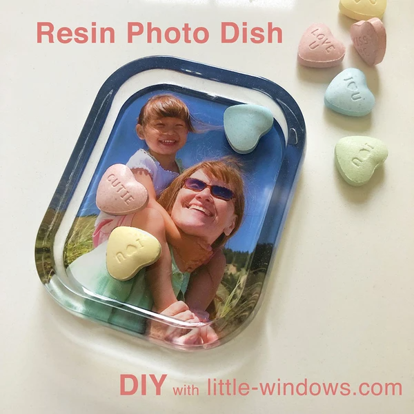 resin casting trinket dish photo keepsake mold