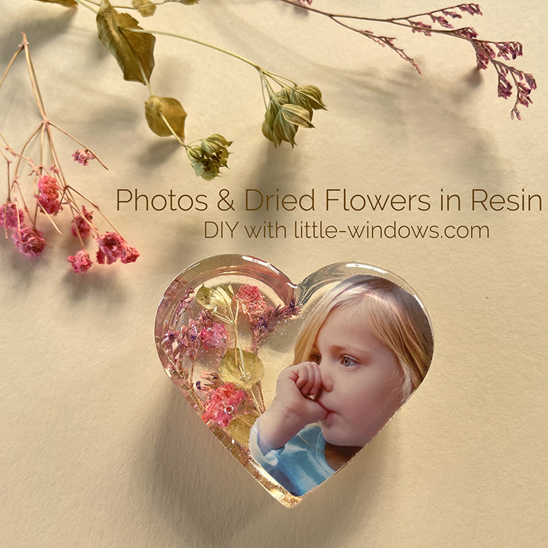 Resin Tutorial: Casting with 3-in-1 Heart Molds + dried flowers
