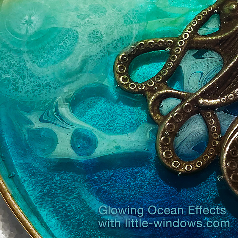 Petri Coasters - Bubble and Swirl Resin Effects – Art 'N Glow