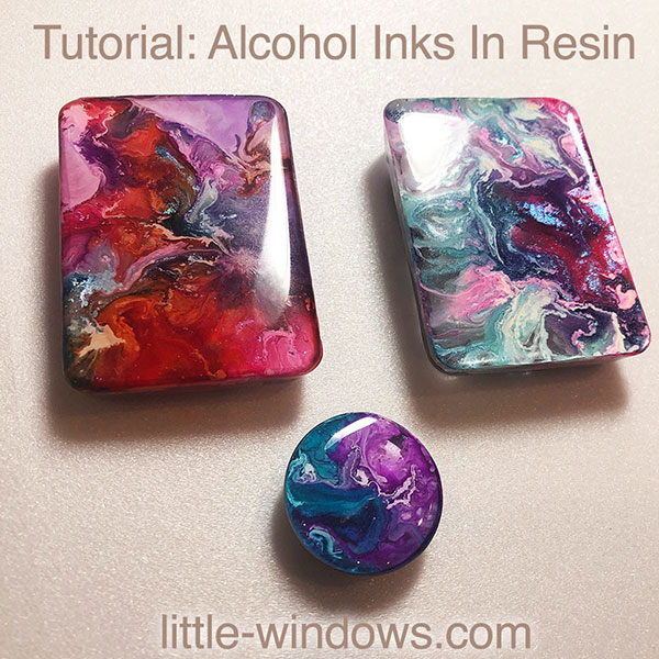 Layer Alcohol Inks and Photo Silhouettes in Resin – Little Windows  Brilliant Resin and Supplies
