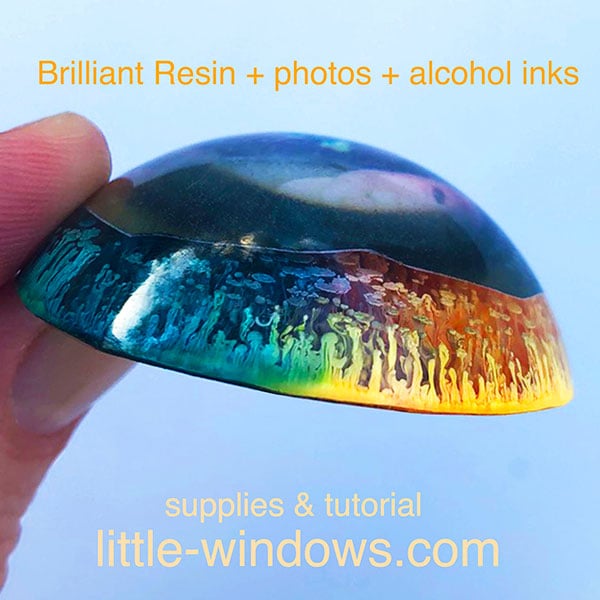 Dramatic Effects with Alcohol Inks in Resin - Feathering & Swirls – Little  Windows Brilliant Resin and Supplies