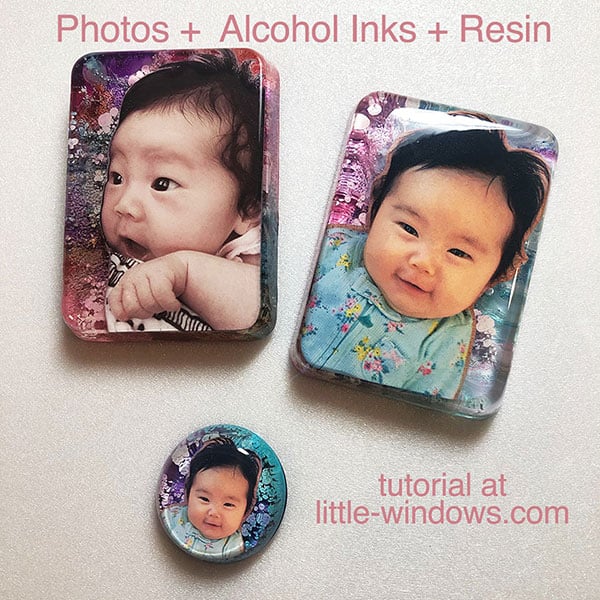 Layer Alcohol Inks and Photo Silhouettes in Resin – Little Windows  Brilliant Resin and Supplies