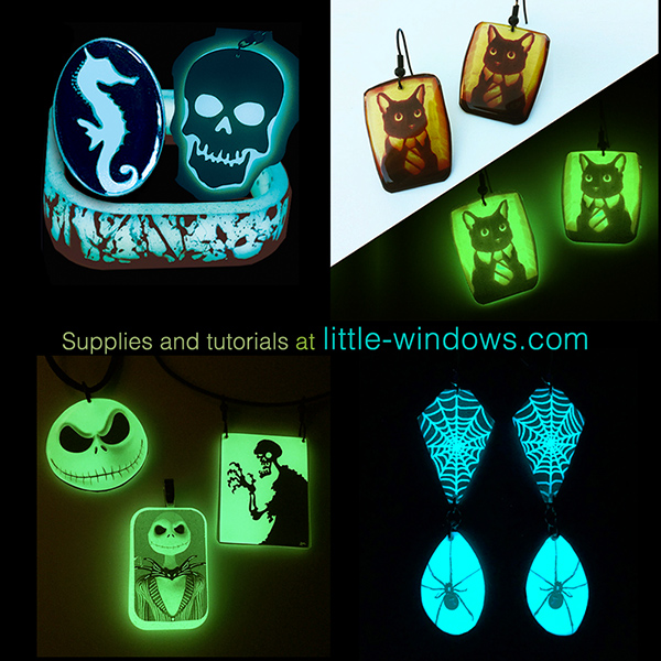 Lots of Glow In The Dark Resin Jewelry Project Ideas! – Little Windows  Brilliant Resin and Supplies