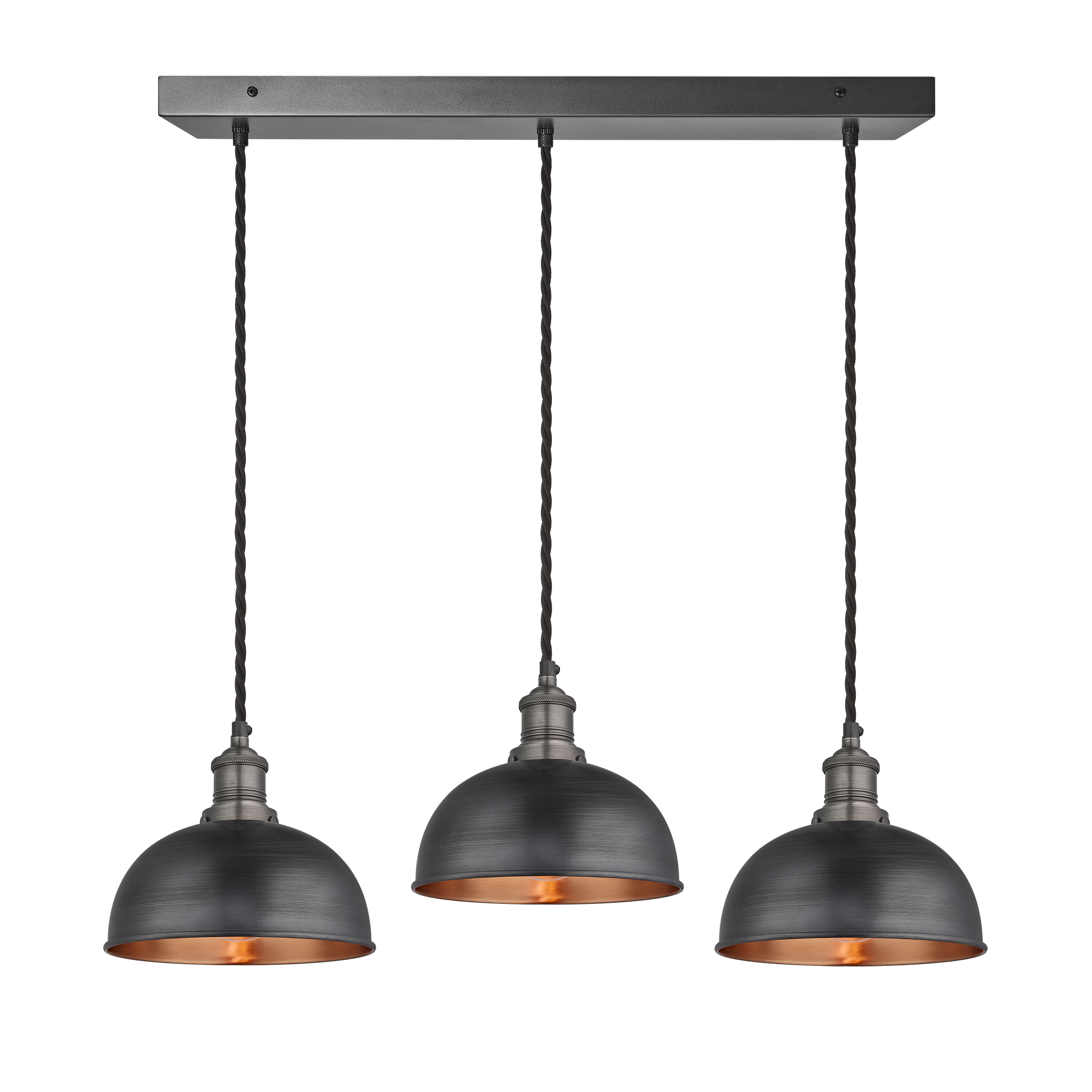 8-Inch_Pendant_Pewter_Copper_Industville_Lighting_Dome_PewterHolder_Brooklyn_BR-D8-3WCL-CP-PH