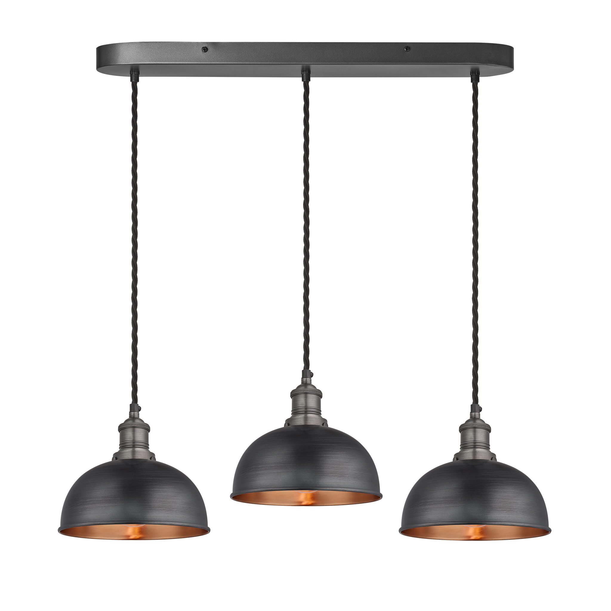 8-Inch_Pendant_Pewter_Copper_Industville_Lighting_Dome_PewterHolder_Brooklyn_BR-D8-3WOCL-CP-PH