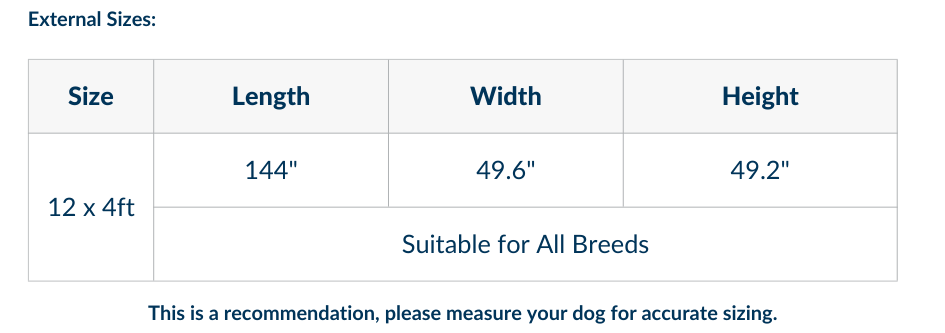 Mercia Berkshire Dog Kennel & Run - 12x4FT | Lords & Labradors