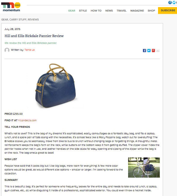 Momentum Magazine Online Info