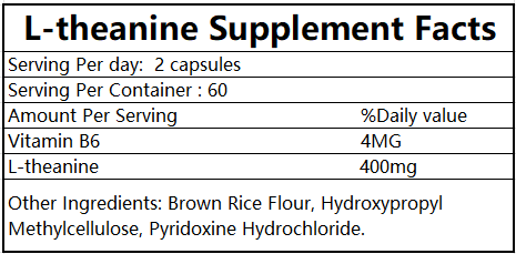 L-Theanine 400mg Capsules