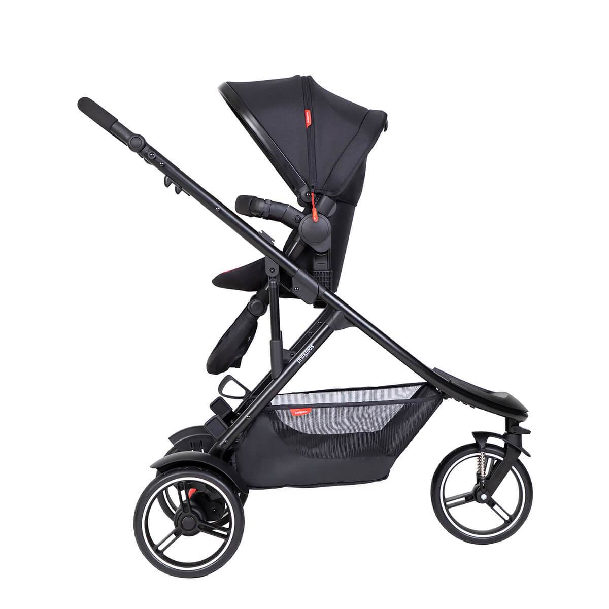 dot pram with double kit second seat