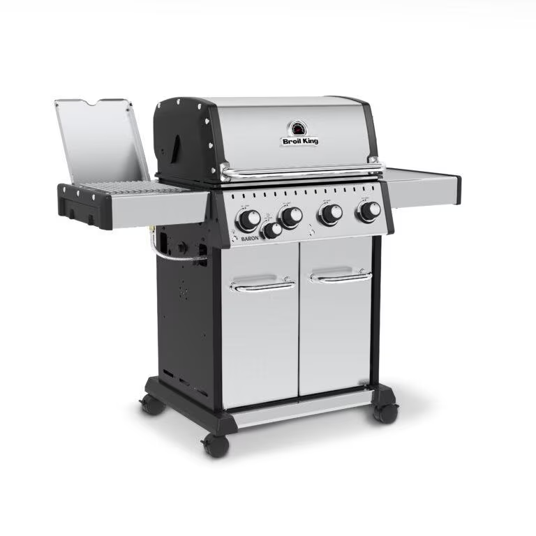 Broil King Baron S 440 PRO IR 4-Burner Natural Gas Grill With Sear Station - 875927