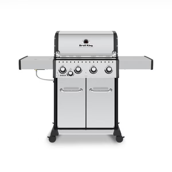 Broil King Baron S 440 PRO IR 4-Burner Natural Gas Grill With Sear Station - 875927