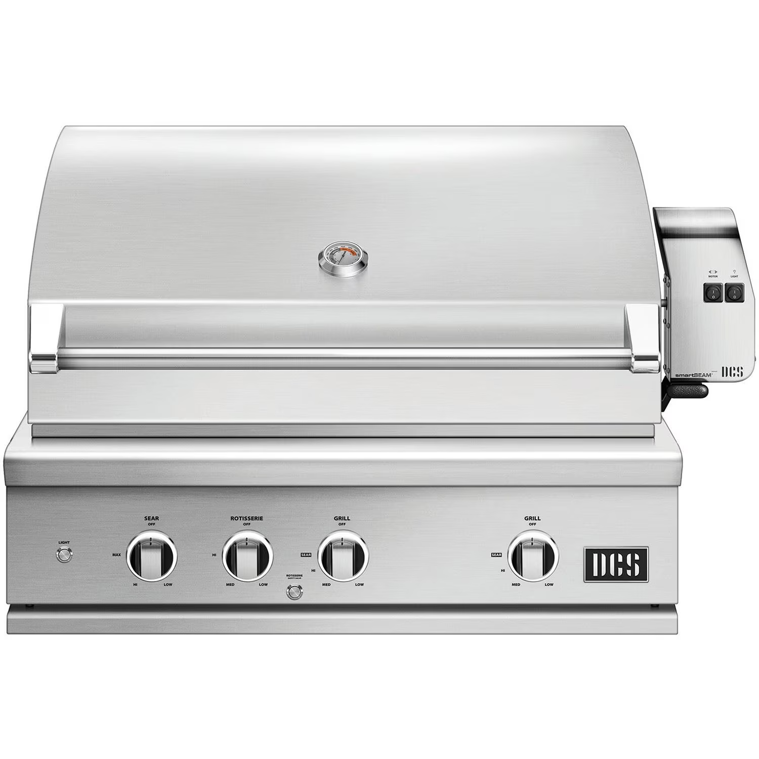 DCS Series 9 36-Inch Built-In Natural Gas Grill With Rotisserie & Infrared Burner - BE1-36RCI-N