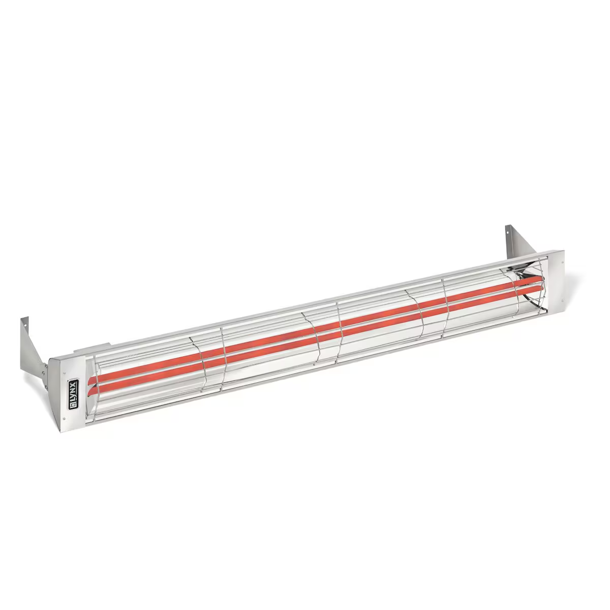 Lynx 61 1/4-Inch 6000W Dual Element Electric Infrared Patio Heater - 240V - Stainless Steel - W/ Stacked Control - LEH61
