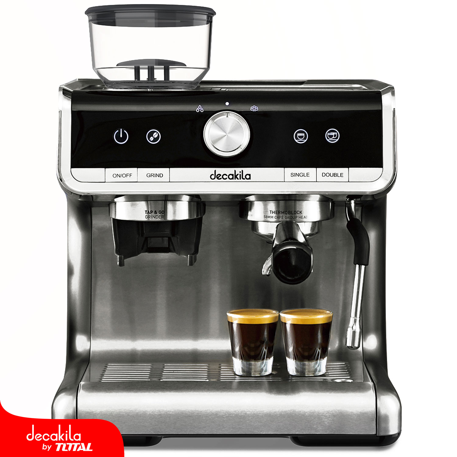 DYOSEN cafetera Máquina de café Manual, cafetera Expresso de tipo italiano,  equipo comercial de extracción de café for el hogar y el exterior cafeteras  (Color : Noir) : : Hogar y cocina