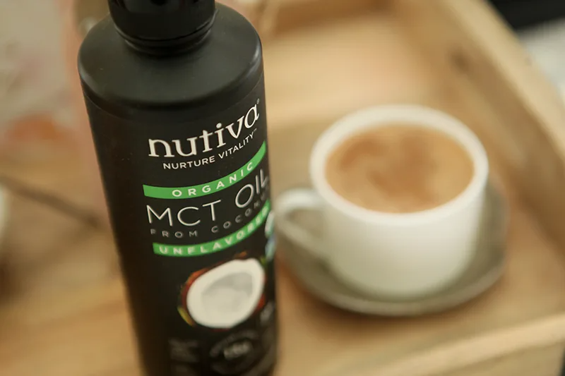 MCT Jasmine Tea kitchen.nutiva.com Nutiva Organic MCT Oil