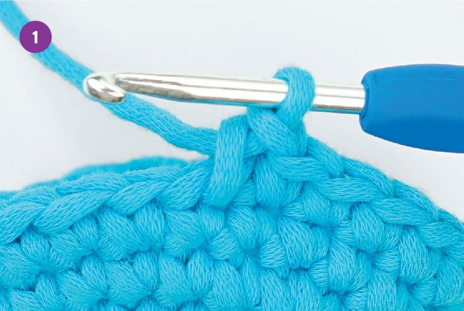 How to Crochet Single Stitches (sc)