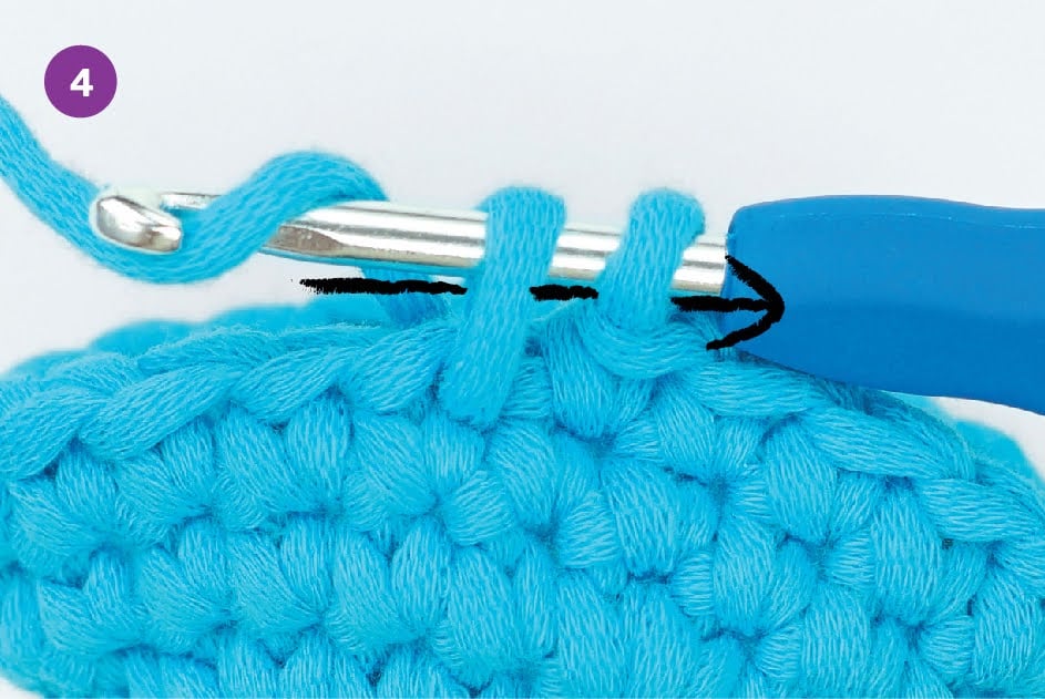 How to Crochet Single Stitches (sc)